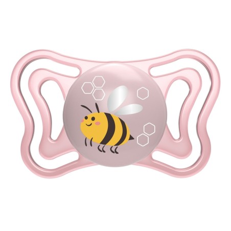 Chicco Succhietto Light Rosa Silicone 2-6m 2 Pezzi