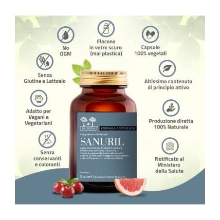 Salugea Sanuril Formula Potenziata 60 Capsule