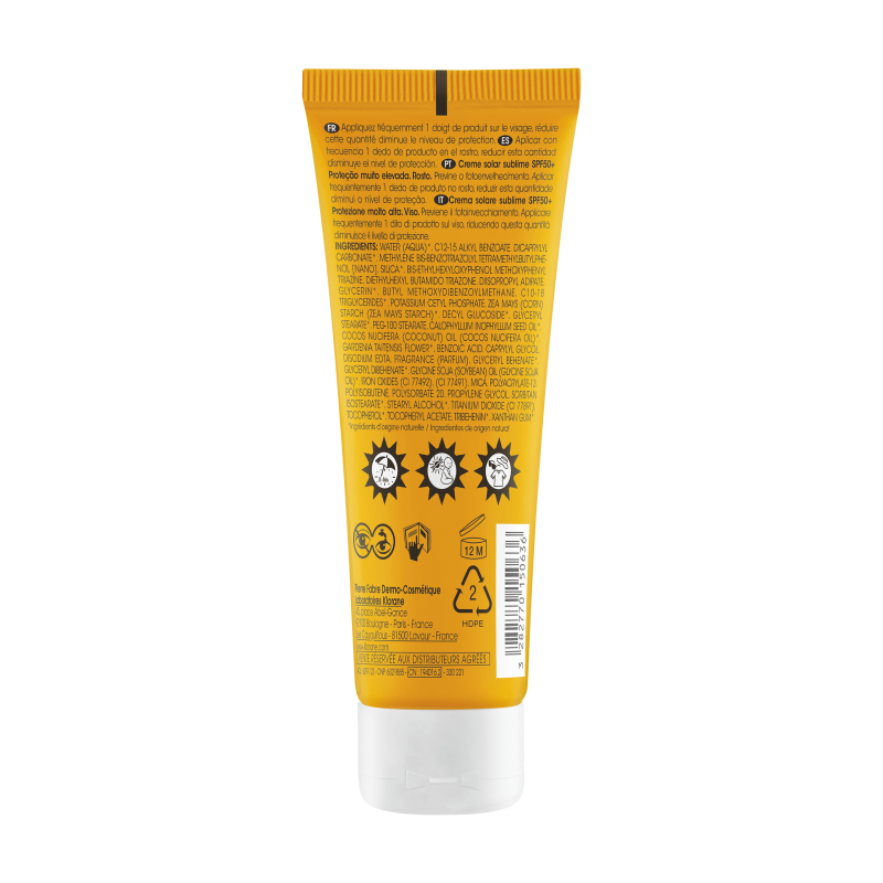 Klorane Les Polysianes Crema Viso Tamanu Bio&monoi Spf50+ 50 Ml