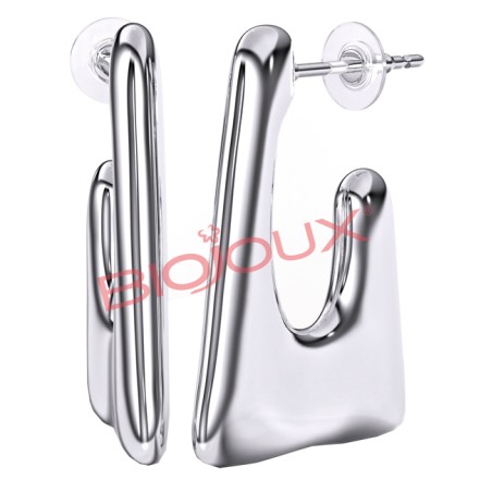Sanico Bjt297 Orecchini Alizee 20 Mm Stainless Steel