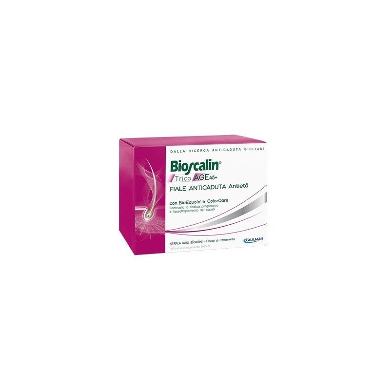 Bioscalin Tricoage 50+ Fiale Anticaduta Ridensificanti 8 Fiale