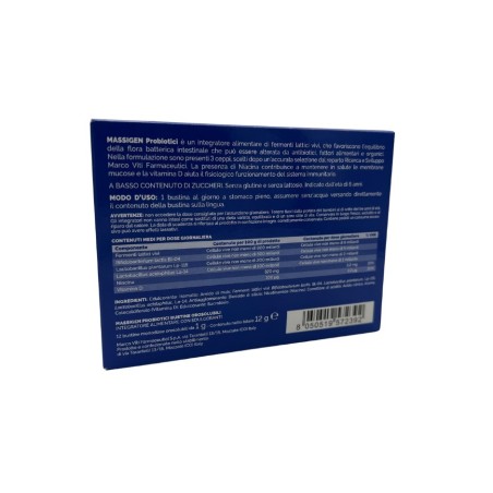 Marco Viti Farmaceutici Massigen Probiotici 12 Stickpack