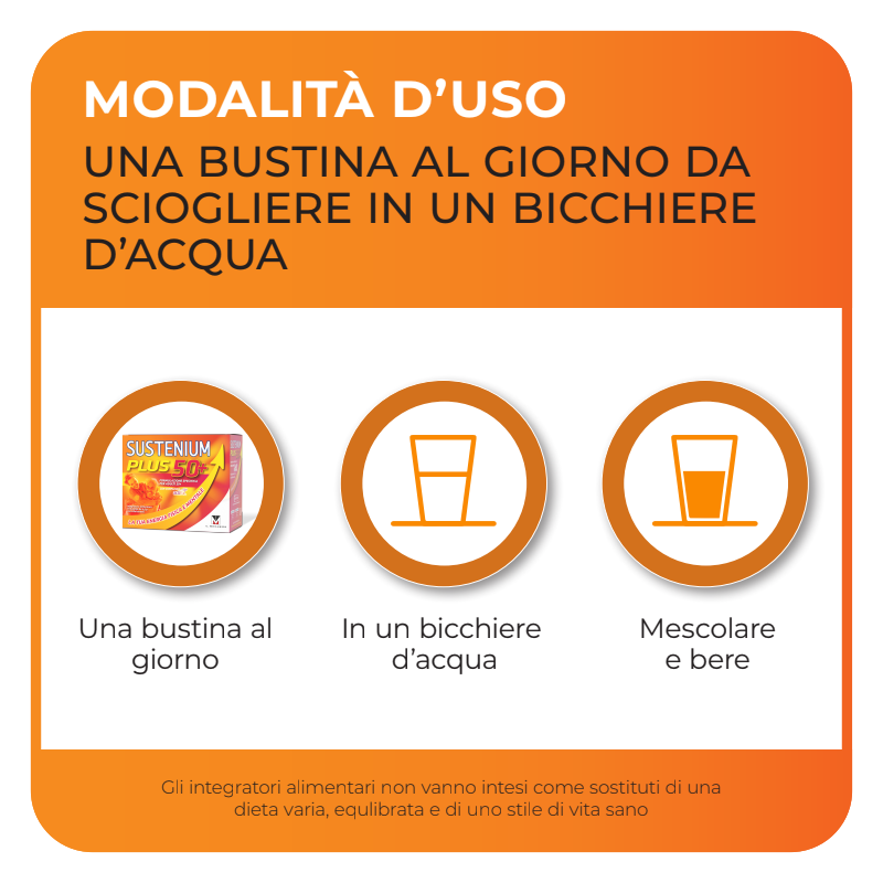 A. Menarini Ind. Farm. Riun. Sustenium Plus 50+ 24 Bustine