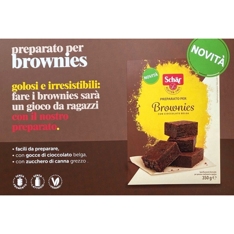 Dr. Schar Schar Preparato Per Brownies Con Cioccolato Belga 350 G