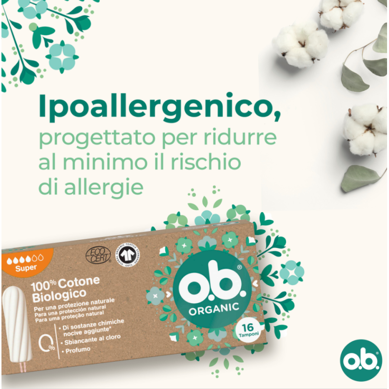 Johnson & Johnson Ob Procomfort Super 16 Organic