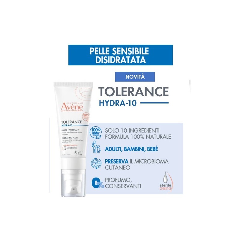Avène Avene Tolerance Hydra 10 Fluido Idratante 40 Ml
