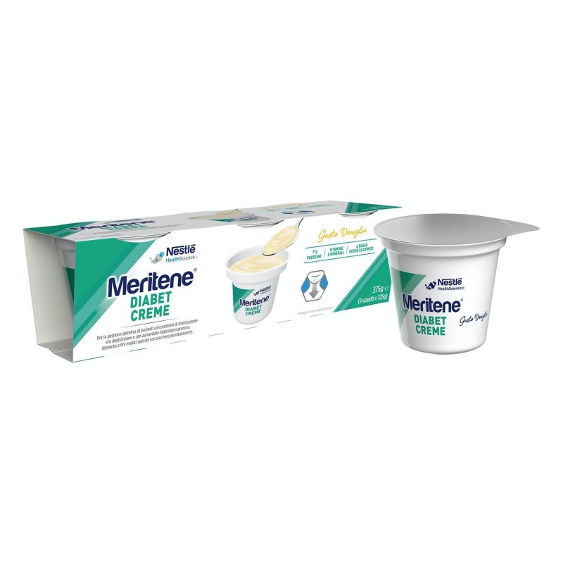 Nestlè Meritene Diabet Creme Vaniglia 3 X 125 G