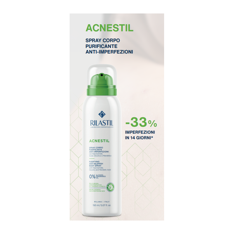 Istituto Ganassini Rilastil Acnestil Spray Corpo 150 Ml
