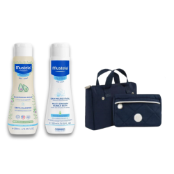 Laboratoires Expanscience Mustela Vanity Set 2024 1 Shampoo Dolce 200 Ml + 1 Bagnetto Mille Bolle 200 Ml