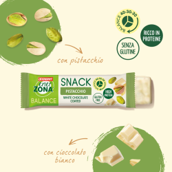 Enervit Enerzona Snack Pistacchio Cioccolato Bianco 27 G