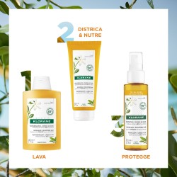 Klorane Les Polysianes Protection Sun Exposed Hair Olio Con Tamanu E Monoi 100 Ml