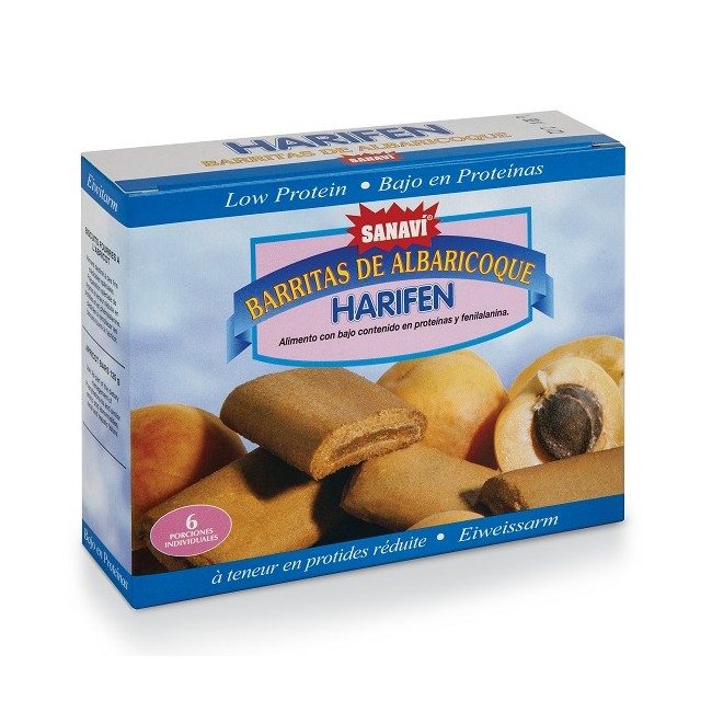 Dmf Dietetic Metabolic Food Harifen Snack Albicocca 125 G