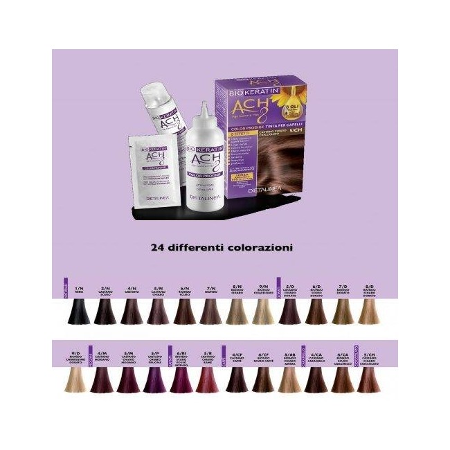 Gdp - General Dietet. Pharma Biokeratin Ach8 Color Prodige 3/n Castano Scuro