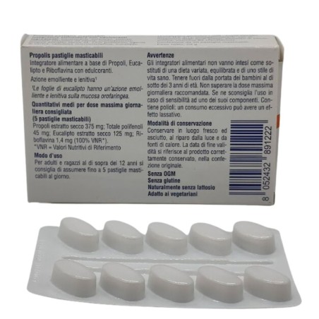 Boiron Propolis Pastiglie Menta 20 G