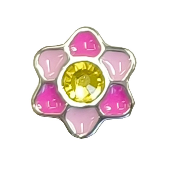 Ink1228c Foralobi Kid Topaz Flower Stainless Steel