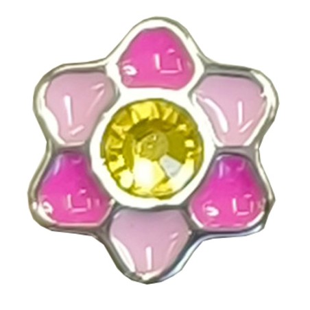 Ink1228c Foralobi Kid Topaz Flower Stainless Steel