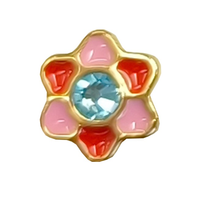 Ink1230c Foralobi Flower Aqua Stainless Steel