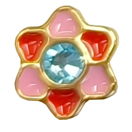 Ink1230c Foralobi Flower Aqua Stainless Steel