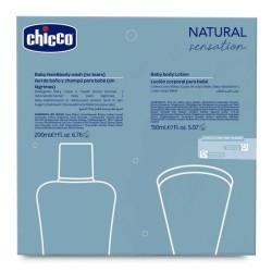 Chicco Natural Sensation Set Bagnoshampoo+crema Corpo