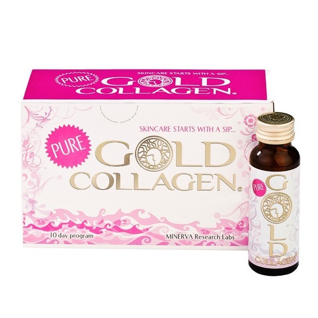 Minerva Research Labs Gold Collagen Pure 10 Flaconi 50 Ml