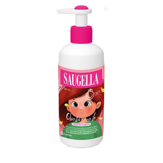 Meda Pharma Saugella Bundle Girl Detergente Intimo Questa Sono Io Protettivo Lenitivo 200 Ml + Gadget Specchio Omaggio
