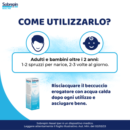 Pharmaidea Sobrepin Nasal Iper Soluzione Ipertonica Spray 30 Ml