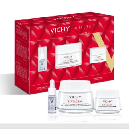 Vichy Liftactiv Ha Cofanetto Natale 2024 1 Liftactive Supreme Pelli Normali Miste 50 Ml + 1 Lift Supreme Ha Epidermic Fill 10 Ml