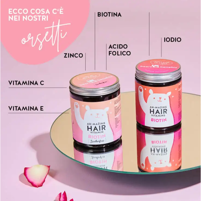 Beautybears Gmbh Ah-mazing Hair Vitamins Mit Biotin Sugarfree 45 Caramelle Gommose