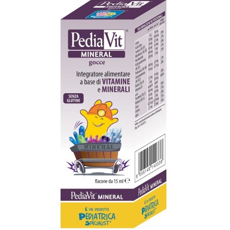 Pediatrica Pediavit Mineral Gocce 15 Ml