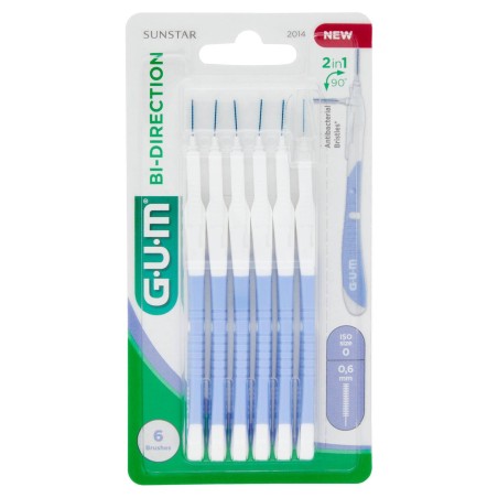 Sunstar Gum Bi-direction Iso 0 0,6 Mm 6 Pezzi