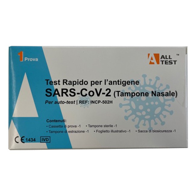 Brands2china Test Antigenico Rapido Covid-19 Alltest Autodiagnostico Determinazione Qualitativa Antigeni Sars-cov-2 In Tamponi N