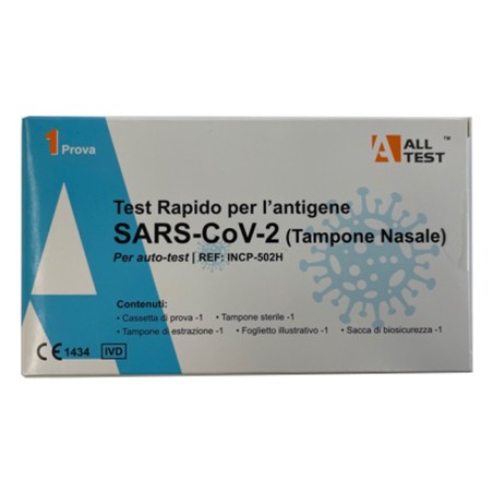 Brands2china Test Antigenico Rapido Covid-19 Alltest Autodiagnostico Determinazione Qualitativa Antigeni Sars-cov-2 In Tamponi N
