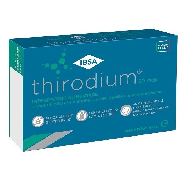 Ibsa Farmaceutici Thirodium 50mcg 30 Capsule Molli Nuova Formulazione