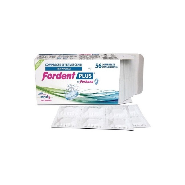Uragme Fordent Plus 56 Compresse Concentrate Per Dentiere E Apparecchi Ortodontici