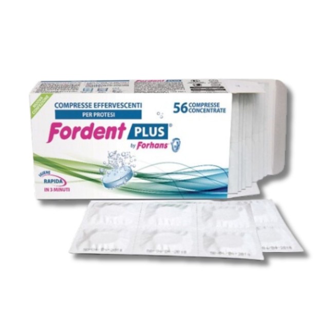 Uragme Fordent Plus 56 Compresse Concentrate Per Dentiere E Apparecchi Ortodontici