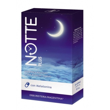 Erboristeria Magentina Notte Melatonina 60 Capsule