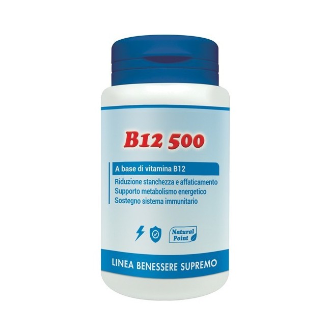 Natural Point B12 500 Cianocobalamina 100 Capsule Vegetali