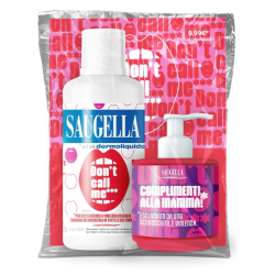 Meda Pharma Saugella Bundle Dermoliquido Don't Call Me 1 Saugella Dermoliquido 500 Ml Con Etichetta Edizione Limitata + 1 Minisi