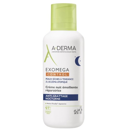 A-derma Exomega Control Crema Notte 400 Ml