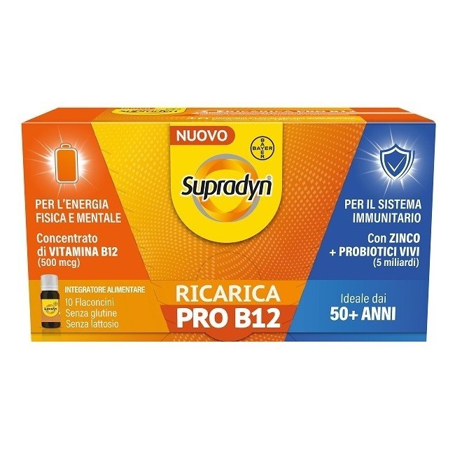 Bayer Supradyn Ricarica Pro B12 10 Flaconcini