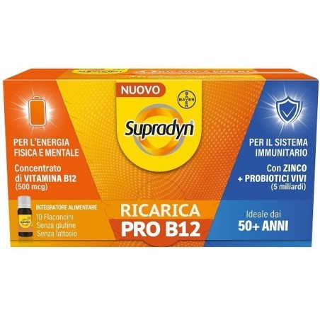 Bayer Supradyn Ricarica Pro B12 10 Flaconcini