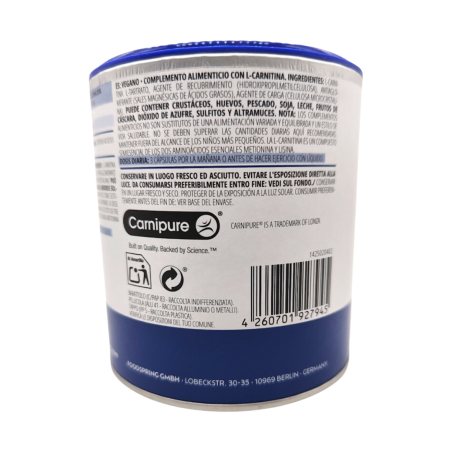 Foodspring L Carnitina Canipure 120 Capsule