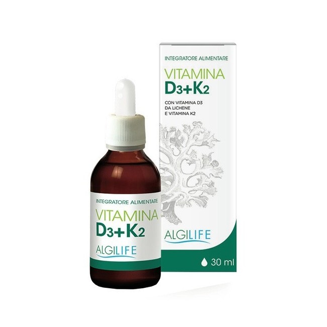 Algilife Vitamina D3+k2 Gocce 30 Ml