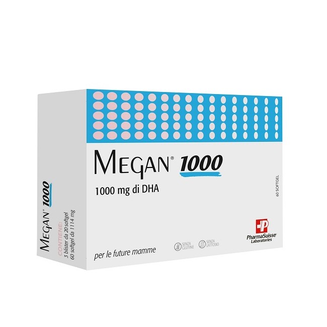Pharmasuisse Laboratories Megan 1000 60 Softgel