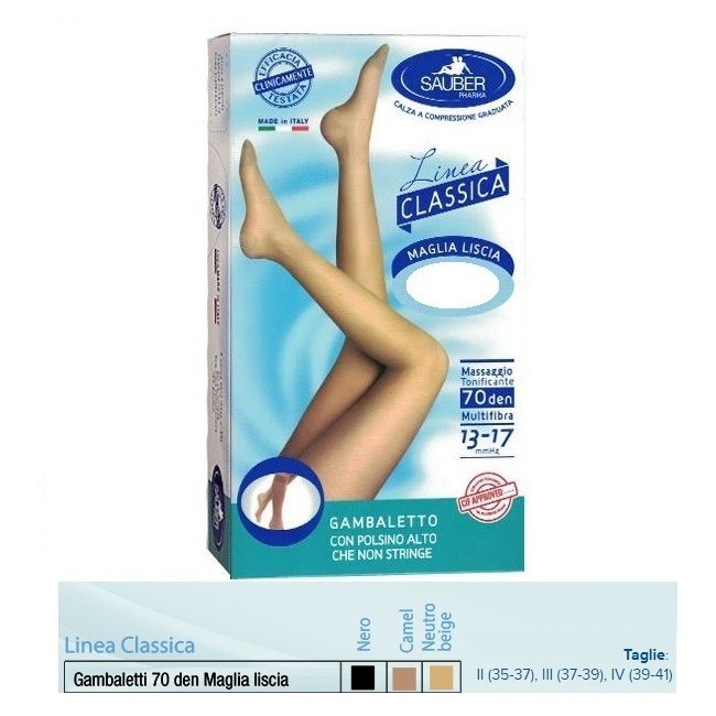 Desa Pharma Sauber Gambaletto Maglia Liscia 140 Denari Nero 3