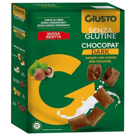 Farmafood Giusto Senza Glutine Chocopaf Dark 250 G