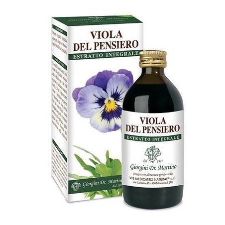 Dr. Giorgini Viola Del Pensiero Estratto Integrale 200 Ml