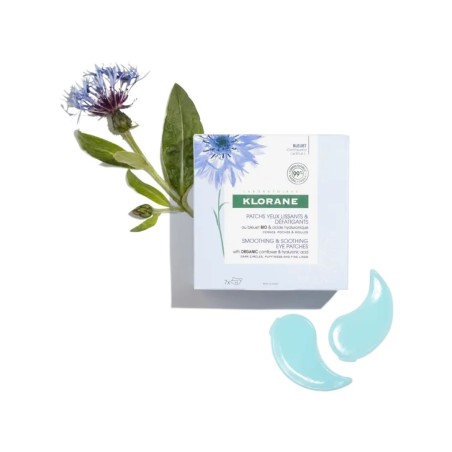 Klorane Bleuet Patch Occhi Lev Hydro-gel 7 Pezzi Da 2 Patch