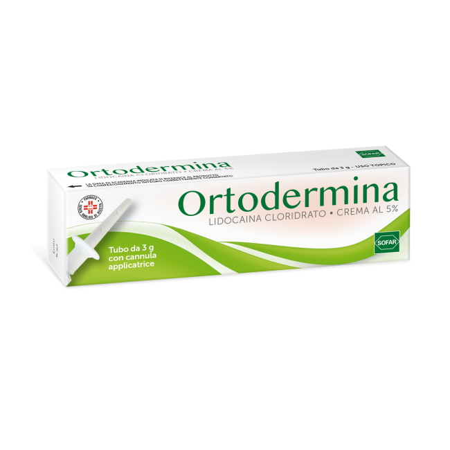 Alfasigma Ortodermina Crema Al 5%  Lidocaina Cloridrato