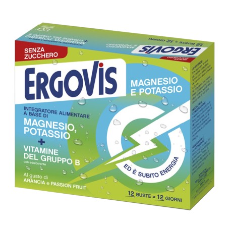 Eg Eurogenerici Ergovis Mg+k Vitamine B Senza Zucchero 12 Bustine
